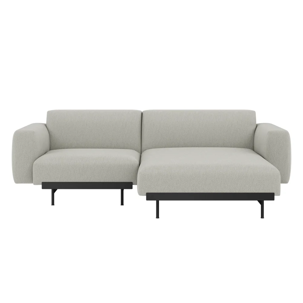 Muuto, In Situ 2-istuttava modulaarinen sohva Config 4 - CLay12/Musta