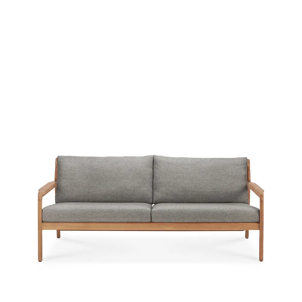 Ethnicraft Jack outdoor -sohva 2-istuttava tiikki Mocha