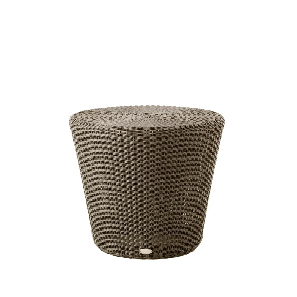 Cane-line Kingston pöytä/jalkarahi Ø46 cm Mocca