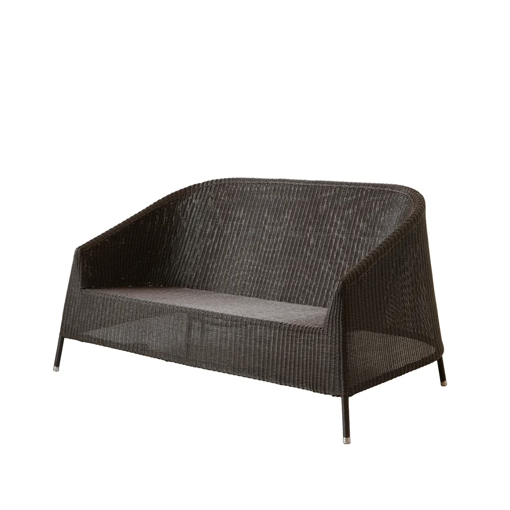 Cane-line Kingston loungesohva 2-istuttava Mokka