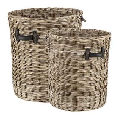 Artwood, Pyöreä kori 2-pakkaus harmaa Lacak Artwood