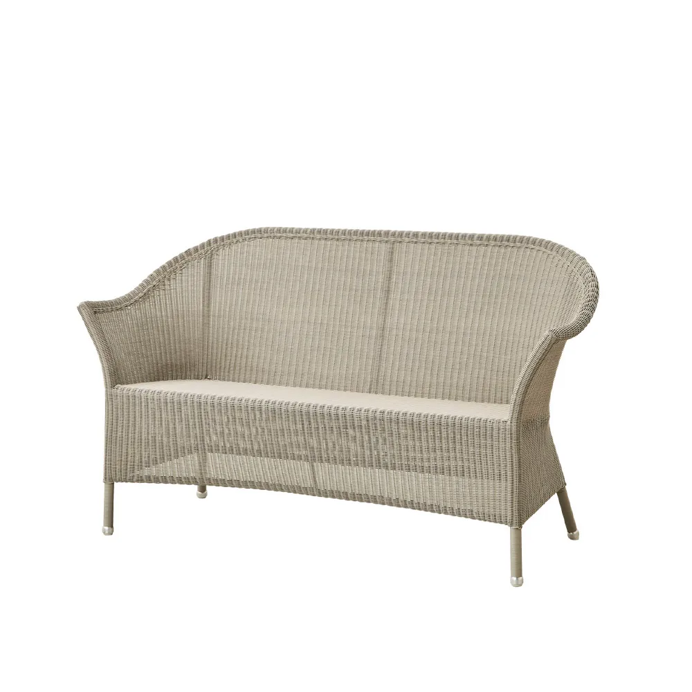 Cane-line Lansing sohva 2-istuttava weave Ruskeanharmaa
