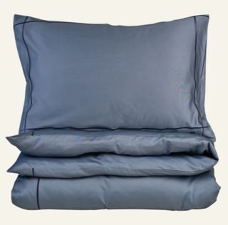Lux Sleeping pussilakanasetti satiinipuuvillaa sumuinen sininen