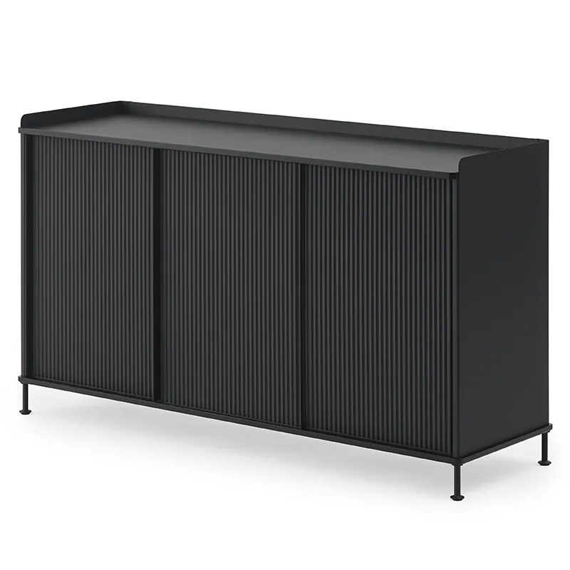 Muuto, Enfold senkki 148 x 45 cm  - Black Anthracite Black