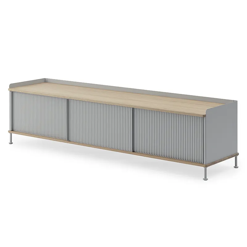 Muuto, Enfold senkki 186 x 45 cm - oiled oak Grey