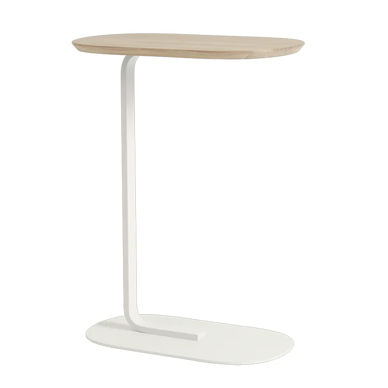 Muuto, Relate sivupöytä 73,5 cm - Oak Laminate/Off-White