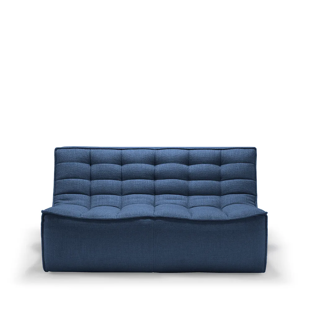 Ethnicraft N701 sohva 2-istuttava Kangas blue