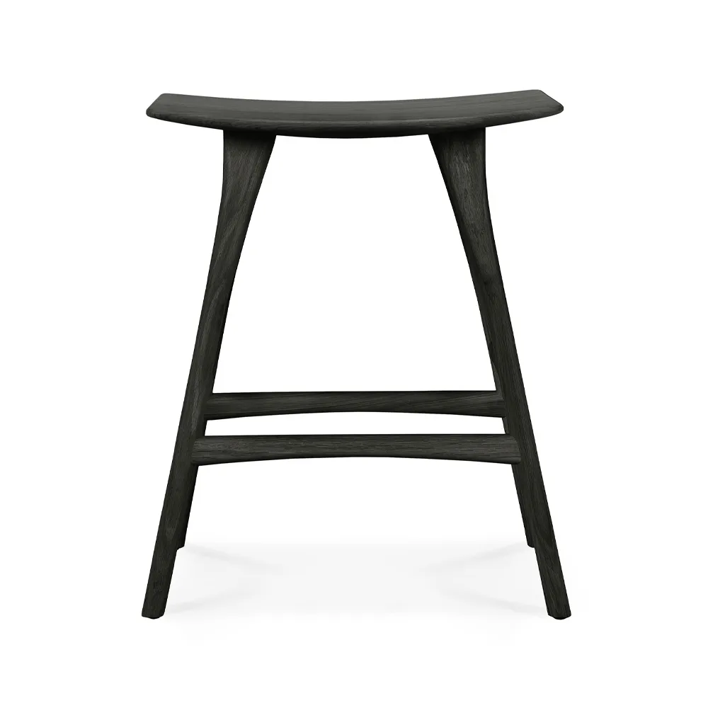 Ethnicraft Osso Counter korkea jakkara 67 cm Oak black