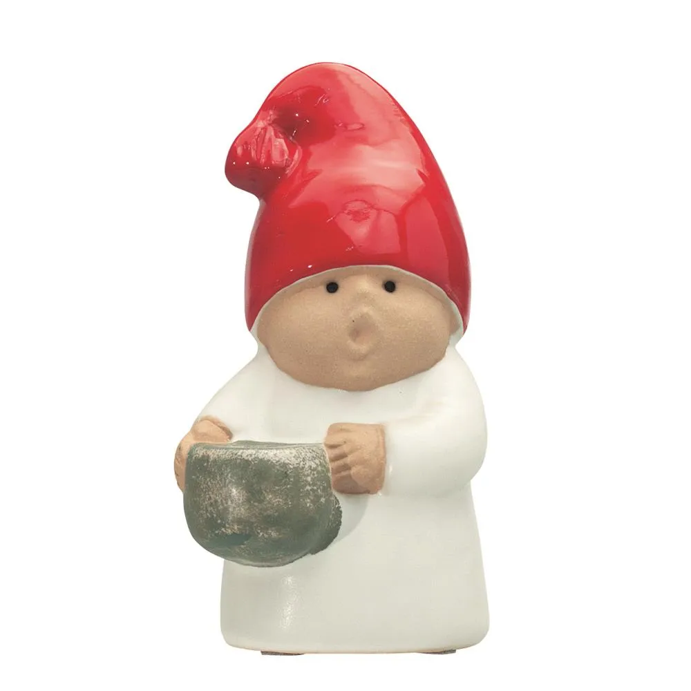 Rörstrand Advent Children Tonttu valkoinen