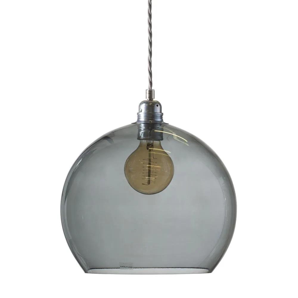 EBB & FLOW Rowan kattovalaisin L, Ø 28 cm smokey grey