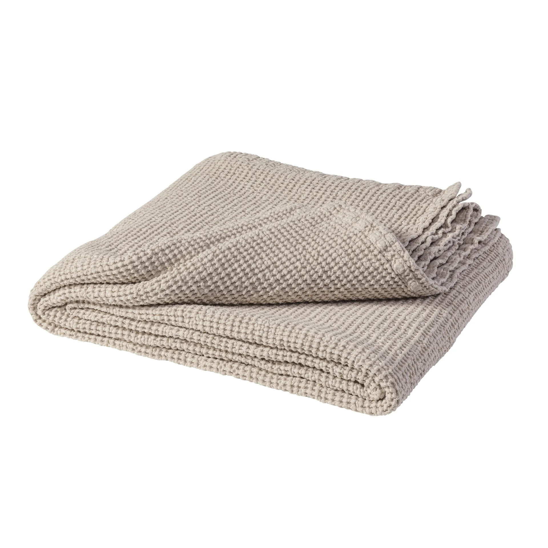 Scandi Living Moss päiväpeite 260x260 cm beige
