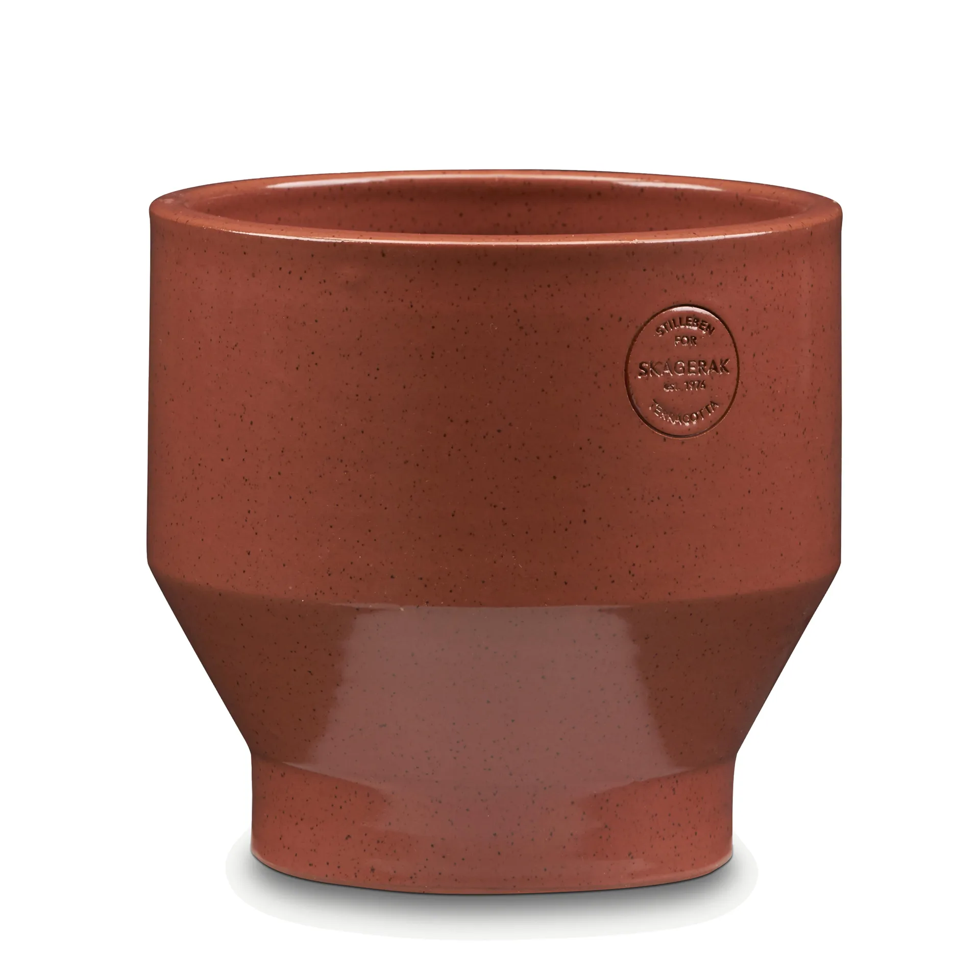 Fritz Hansen Edge ruukku (sisäkäyttöön) Ø18 cm burned red
