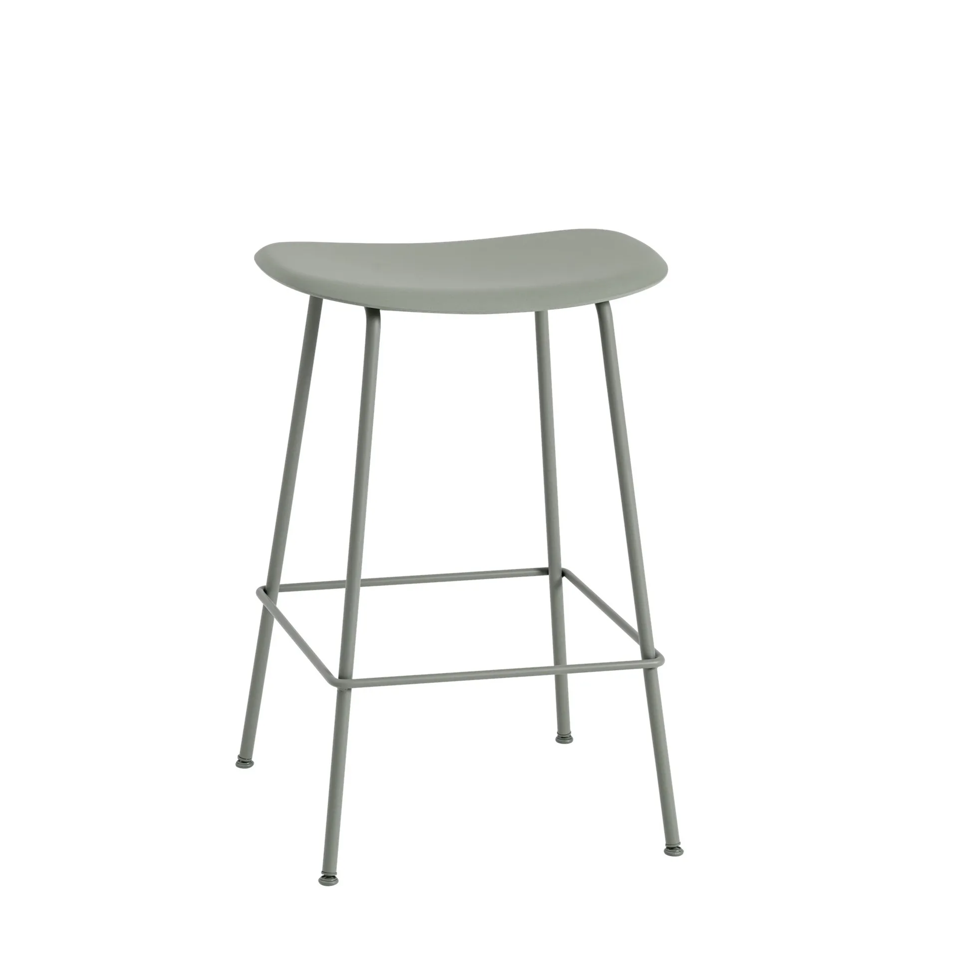 Muuto Fiber Tube baarijakkara 65 cm dusty green