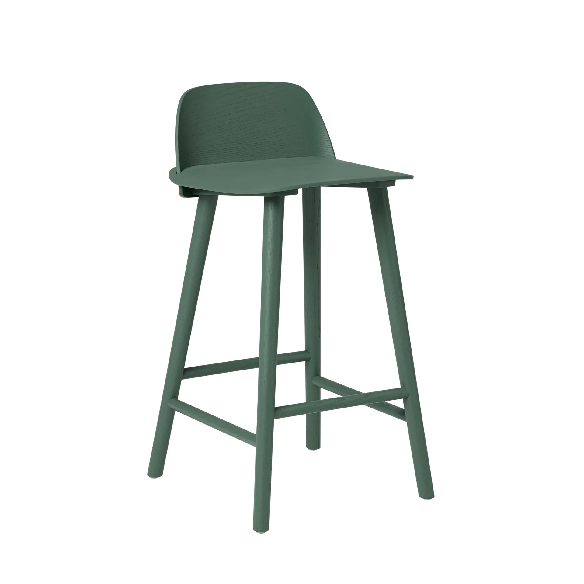 Muuto Nerd baarijakkara, 65 cm tummanvihreä