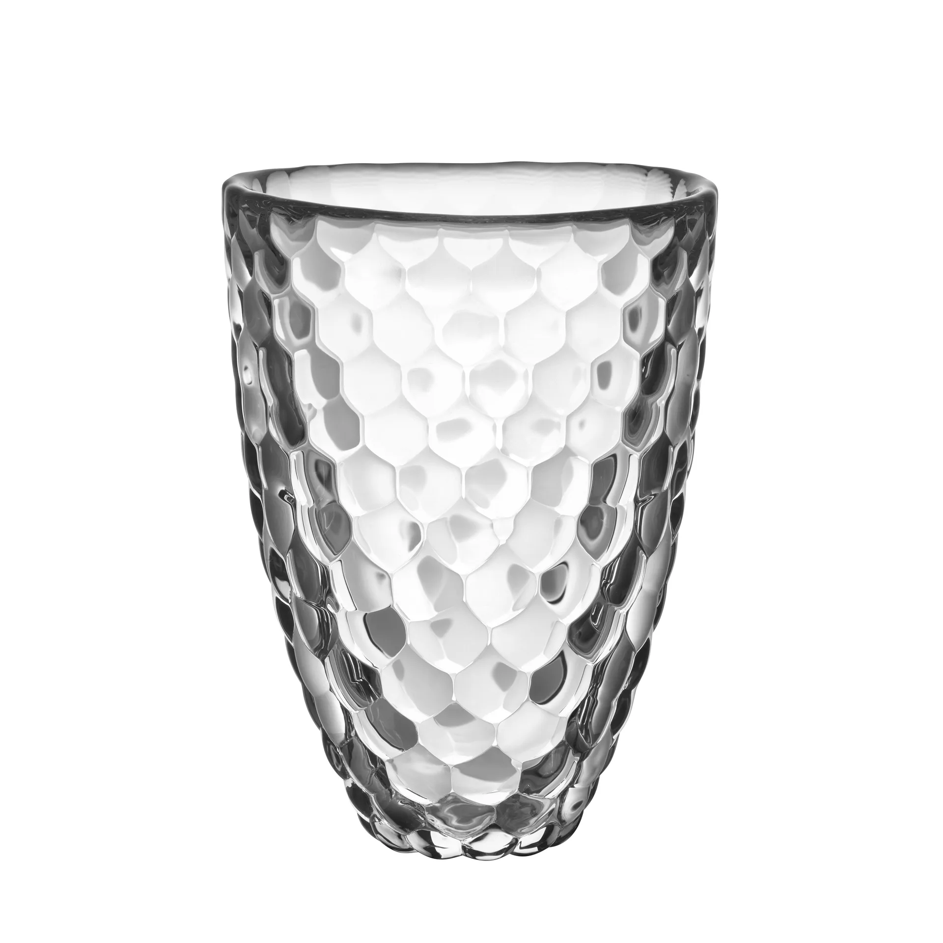 Orrefors Raspberry maljakko, 160 mm kirkas