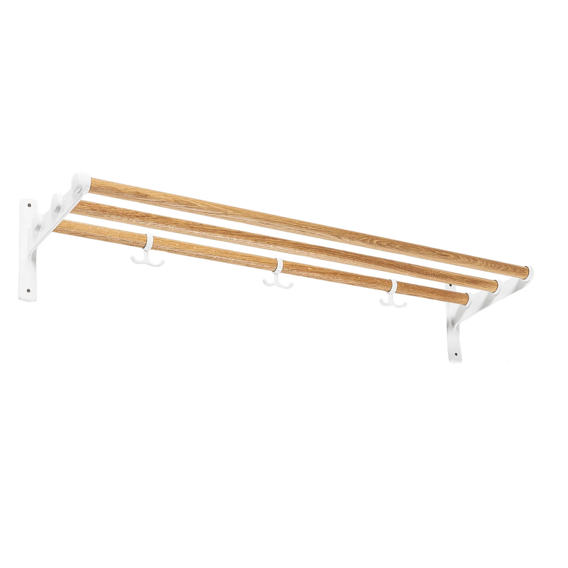Essem Design Nostalgi hattuhylly, kenkähylly tammi, valkoinen