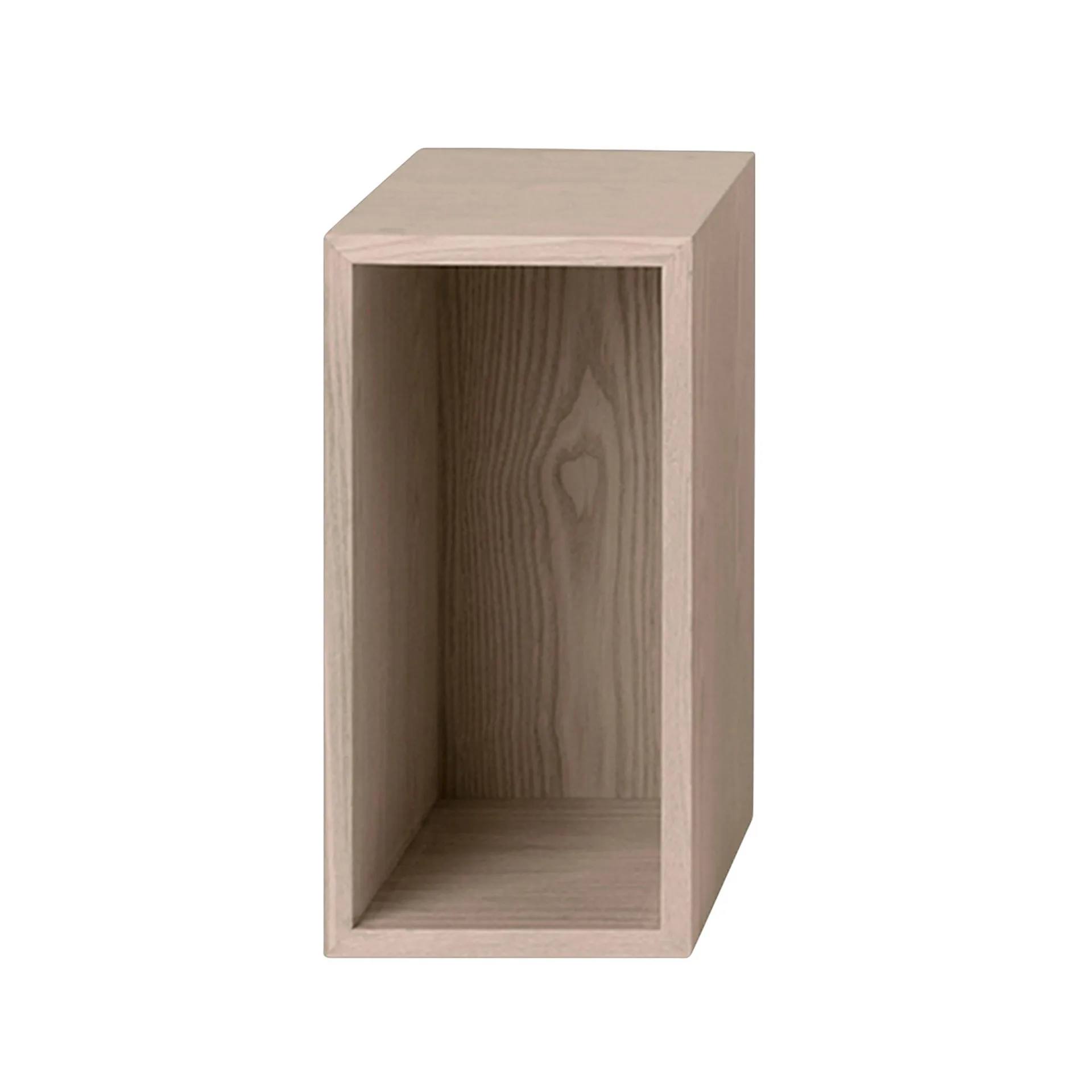 Muuto Stacked 2.0 hyllyjärjestelmä taustalevyllä, small tammi