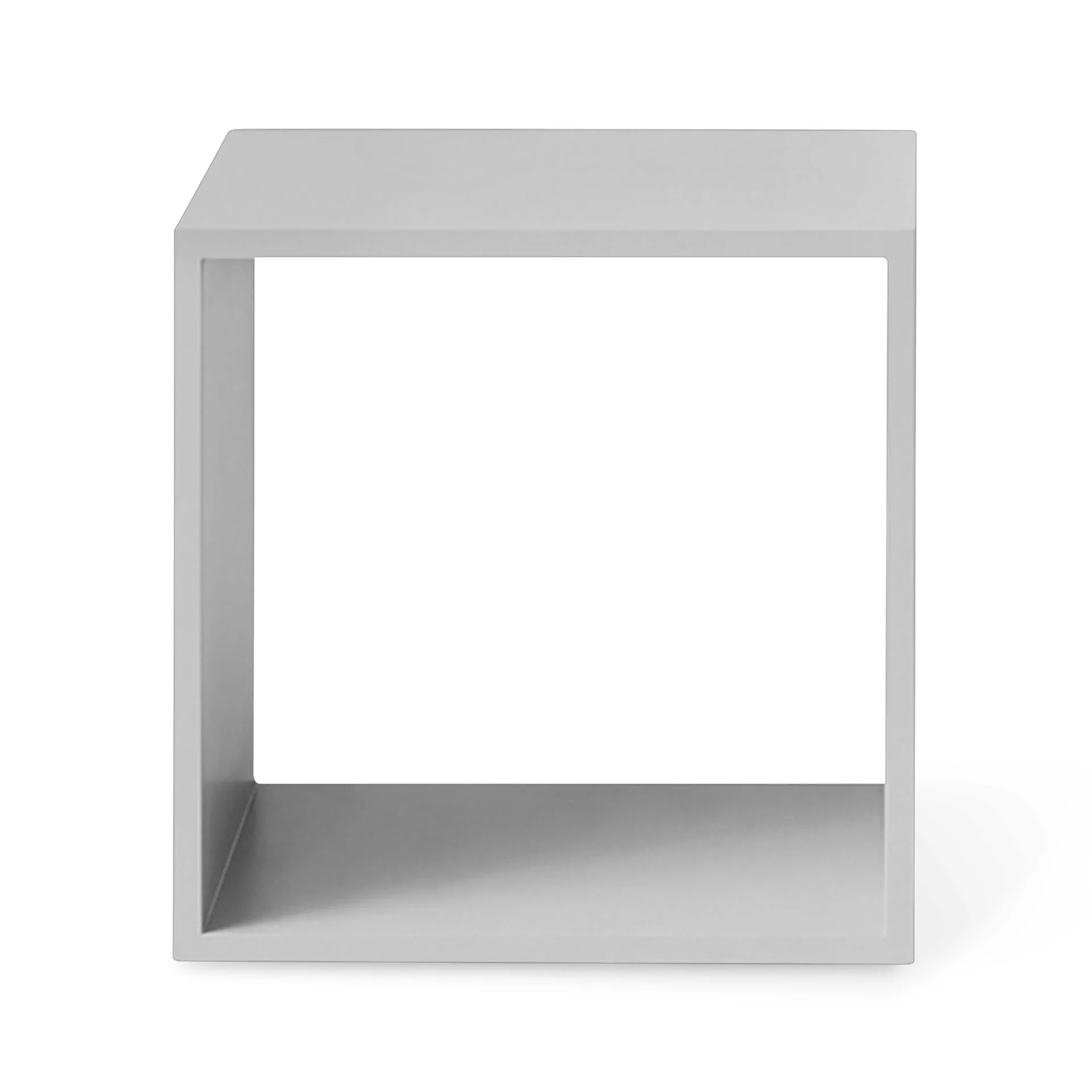 Muuto Stacked 2.0 hyllyjärjestelmä avoin, medium vaaleanharmaa
