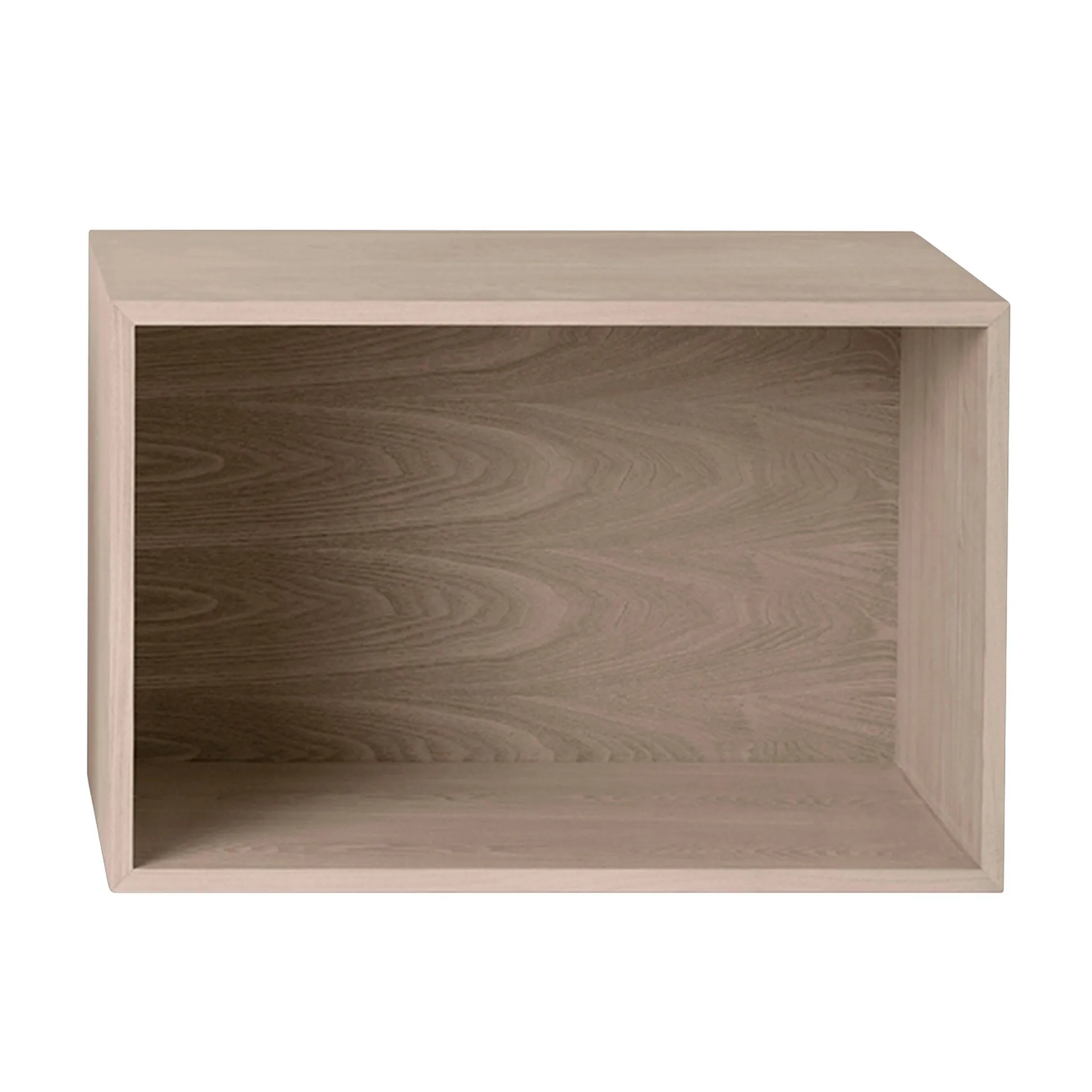 Muuto Stacked 2.0 hyllyjärjestelmä taustalevyllä, large tammi