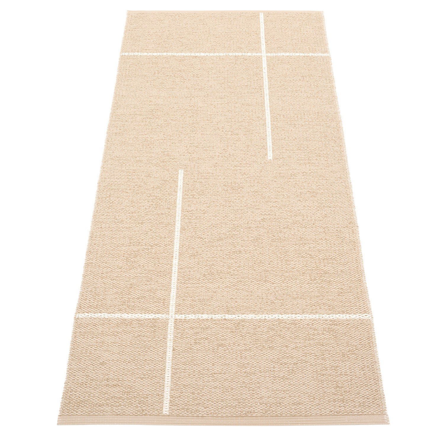 Pappelina, Fred matto 70x180 cm beige / vanilla