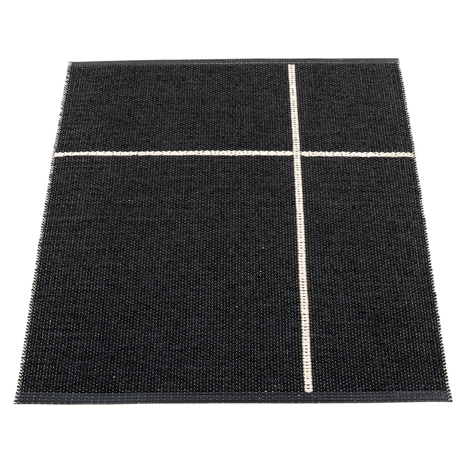 Pappelina, Fred matto 70x90 cm black / vanilla