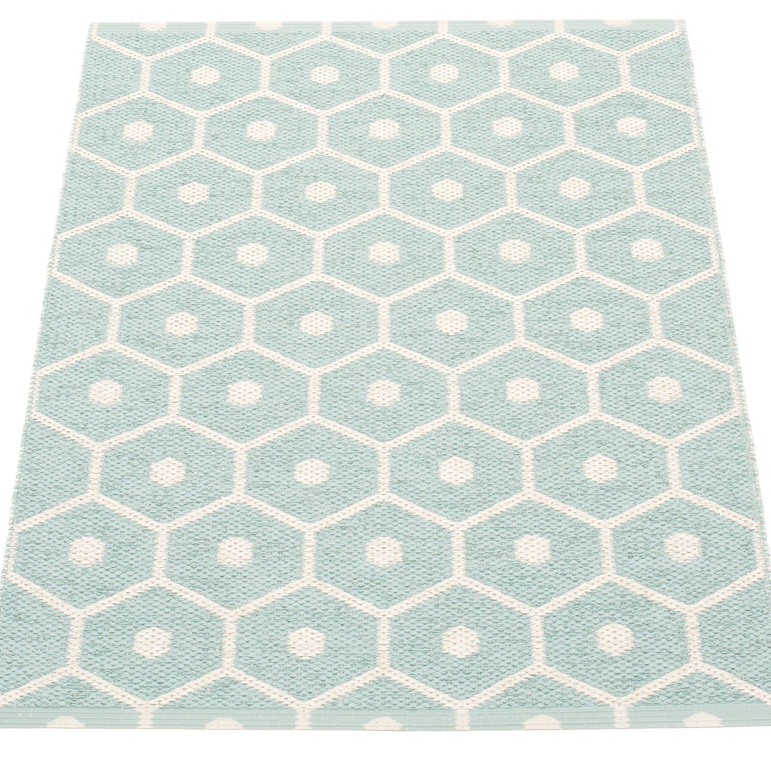 Pappelina, Honey matto 70x100 cm pale turquoise / vanilla