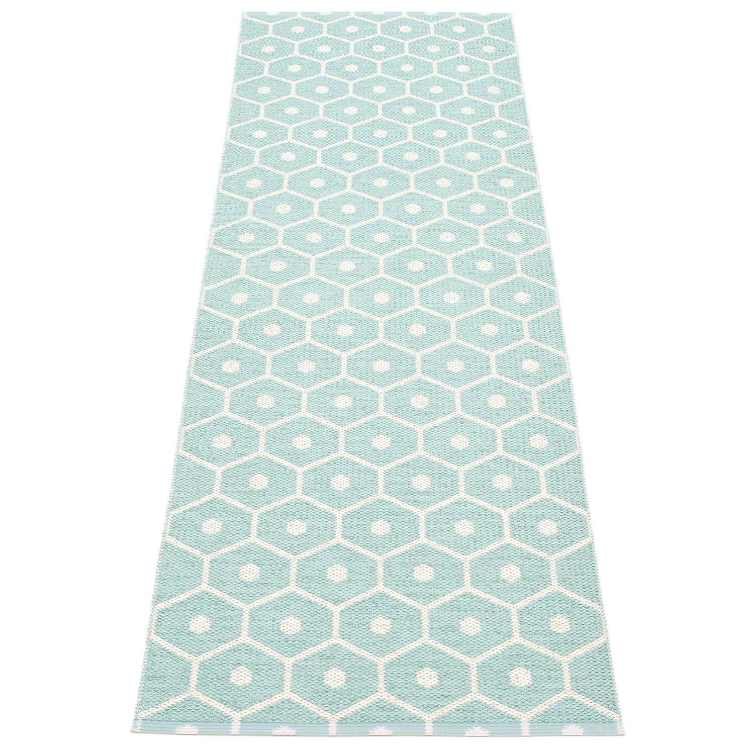 Pappelina, Honey matto 70x225 cm pale turquoise / vanilla