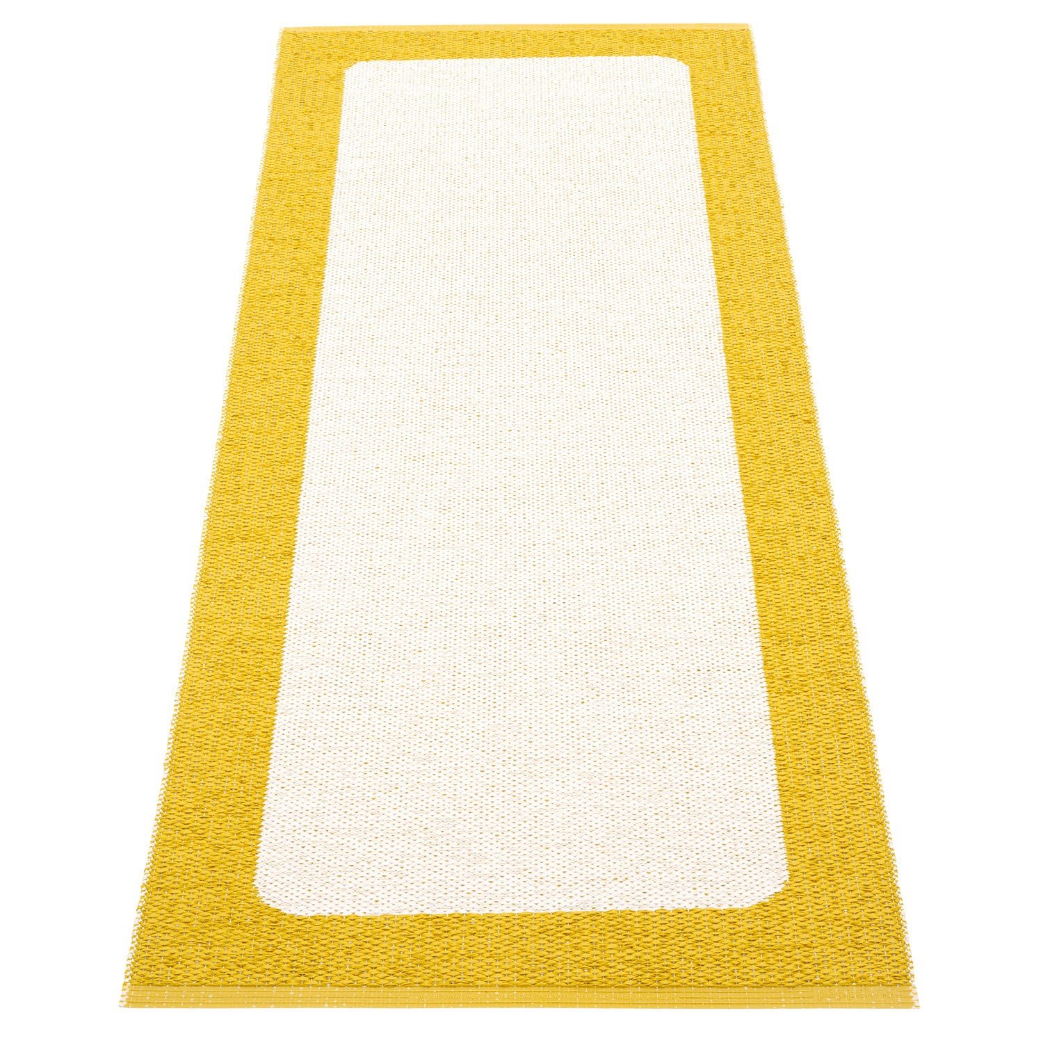 Pappelina, Ilda matto 70x180 cm mustard / vanilla