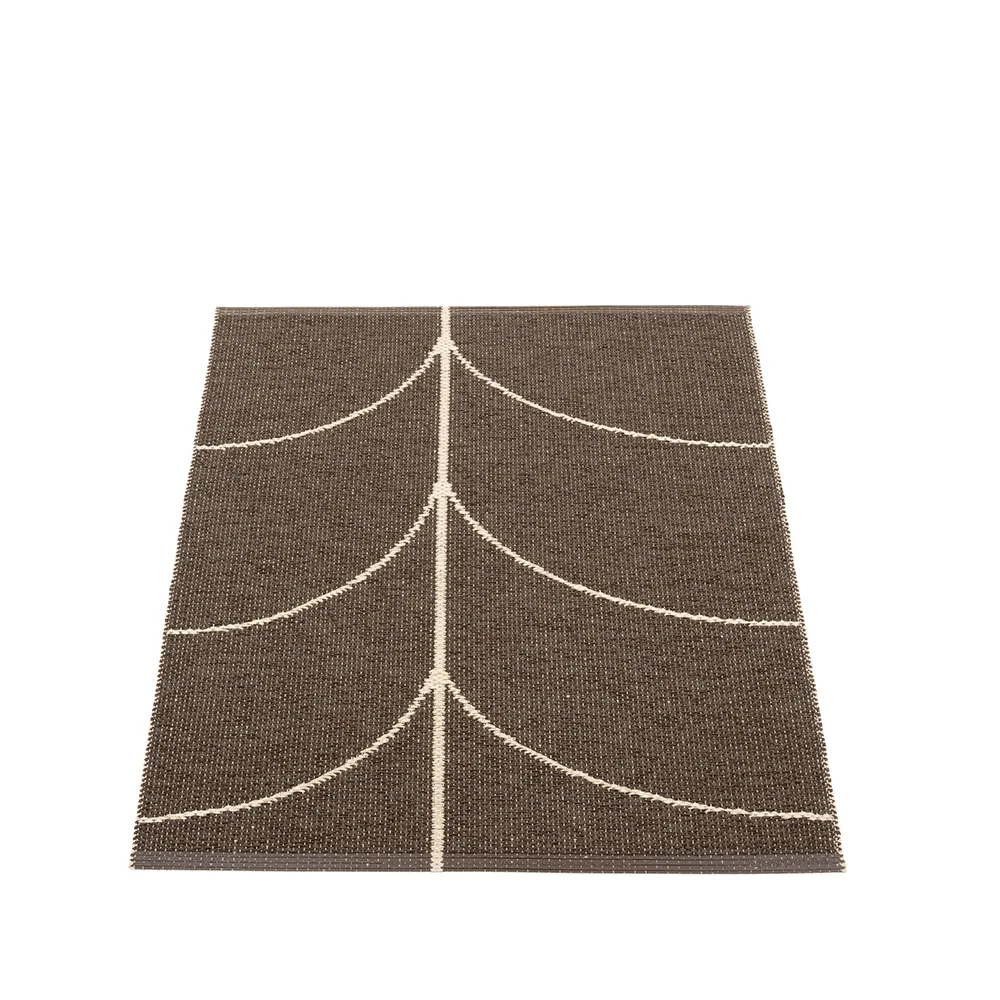 Pappelina, Kudottu Matto Leif Dark Brown 70x90 cm