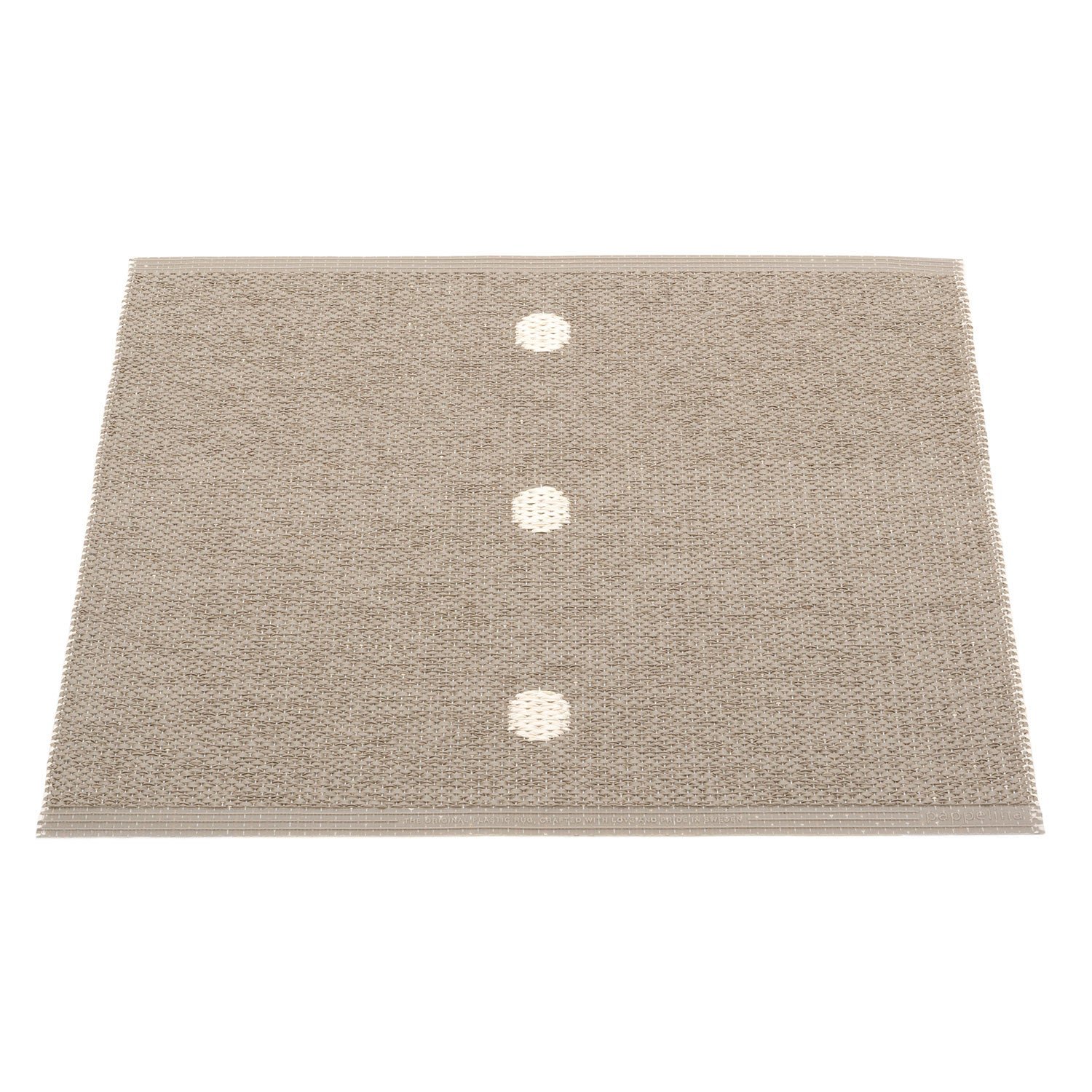 Pappelina, Peg matto 70x60 cm dark linen / vanilla