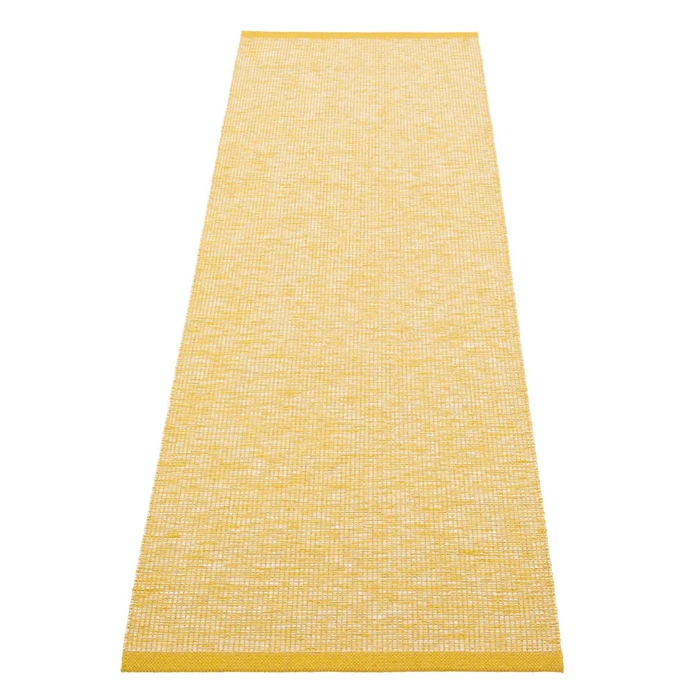 Pappelina, Sam matto 70 x 225 cm Mustard/Cream