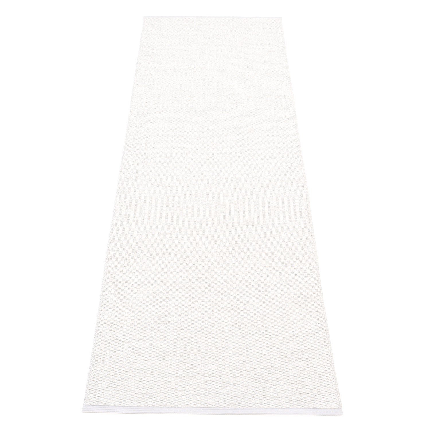 Pappelina, Svea matto 70x240 cm white metallic / white