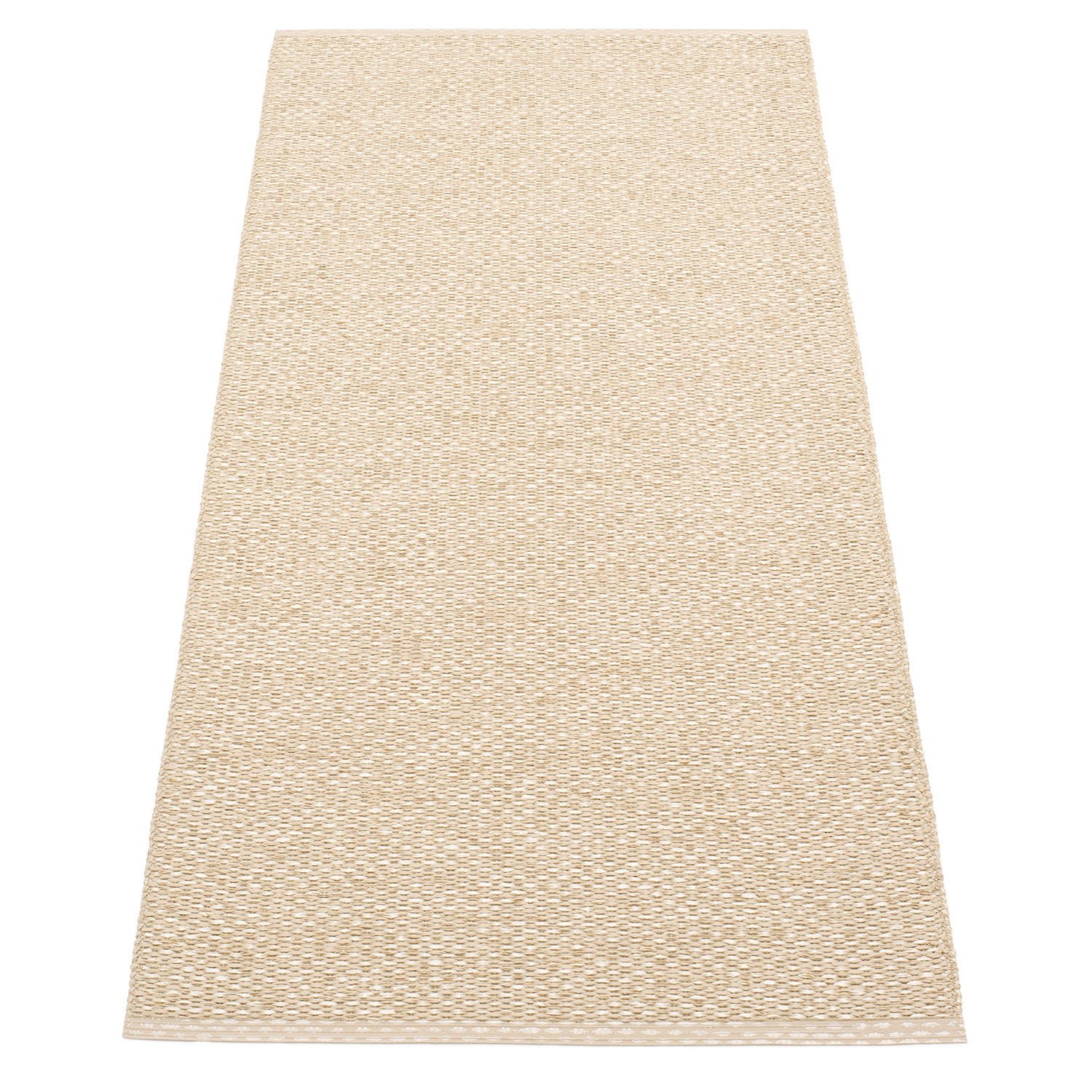 Pappelina, Svea matto 70x160 cm beige / champagne metallic