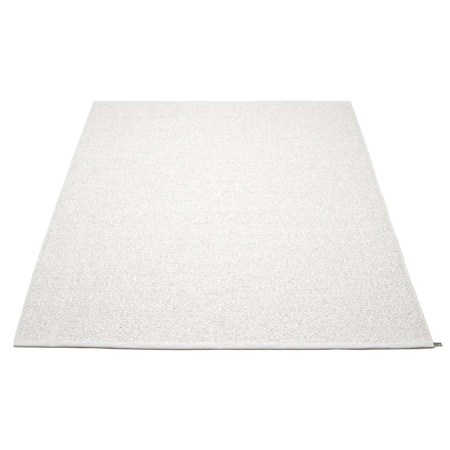 Pappelina, Svea matto 230x320 cm white metallic / white