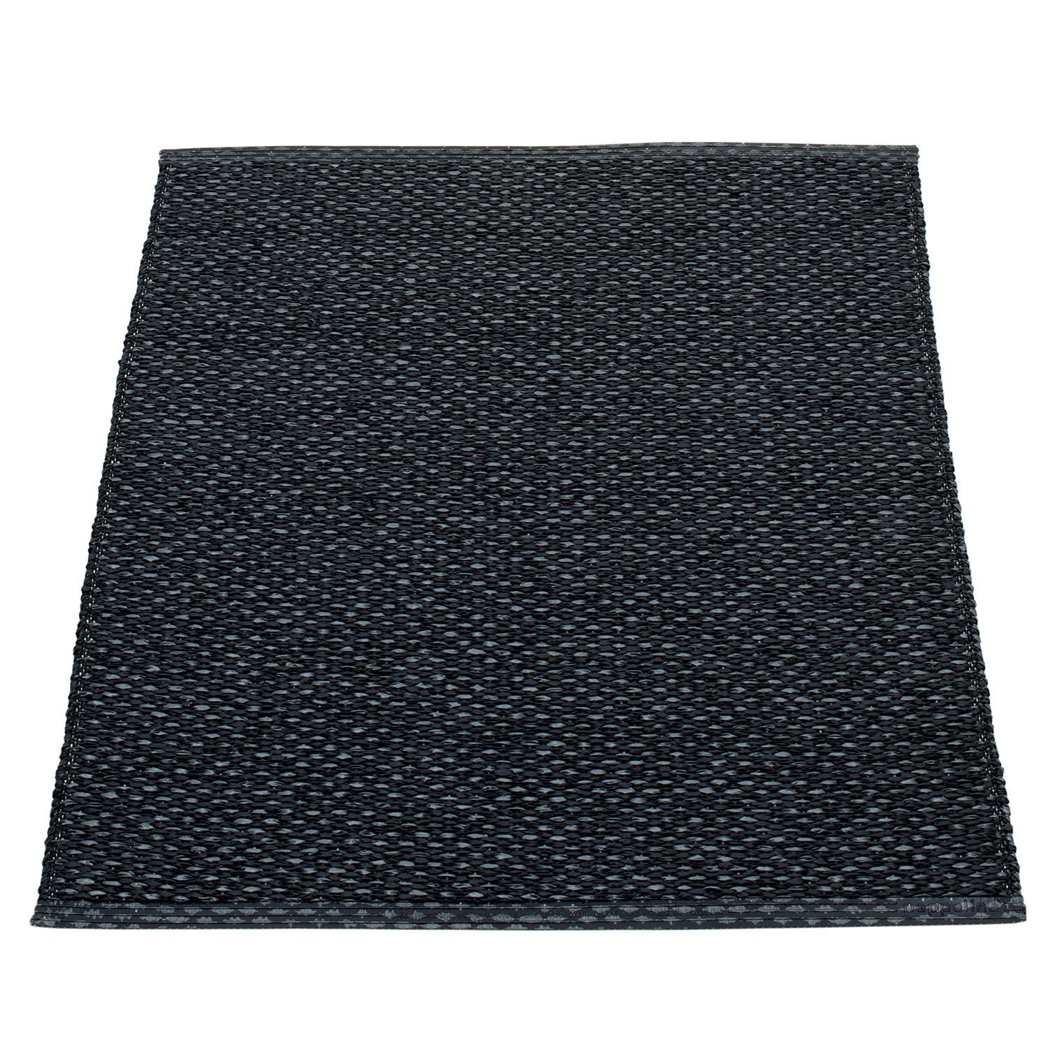 Pappelina, Svea matto 70x90 cm black metallic / black
