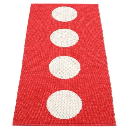 Pappelina, Vera matto 70x150 cm red / vanilla