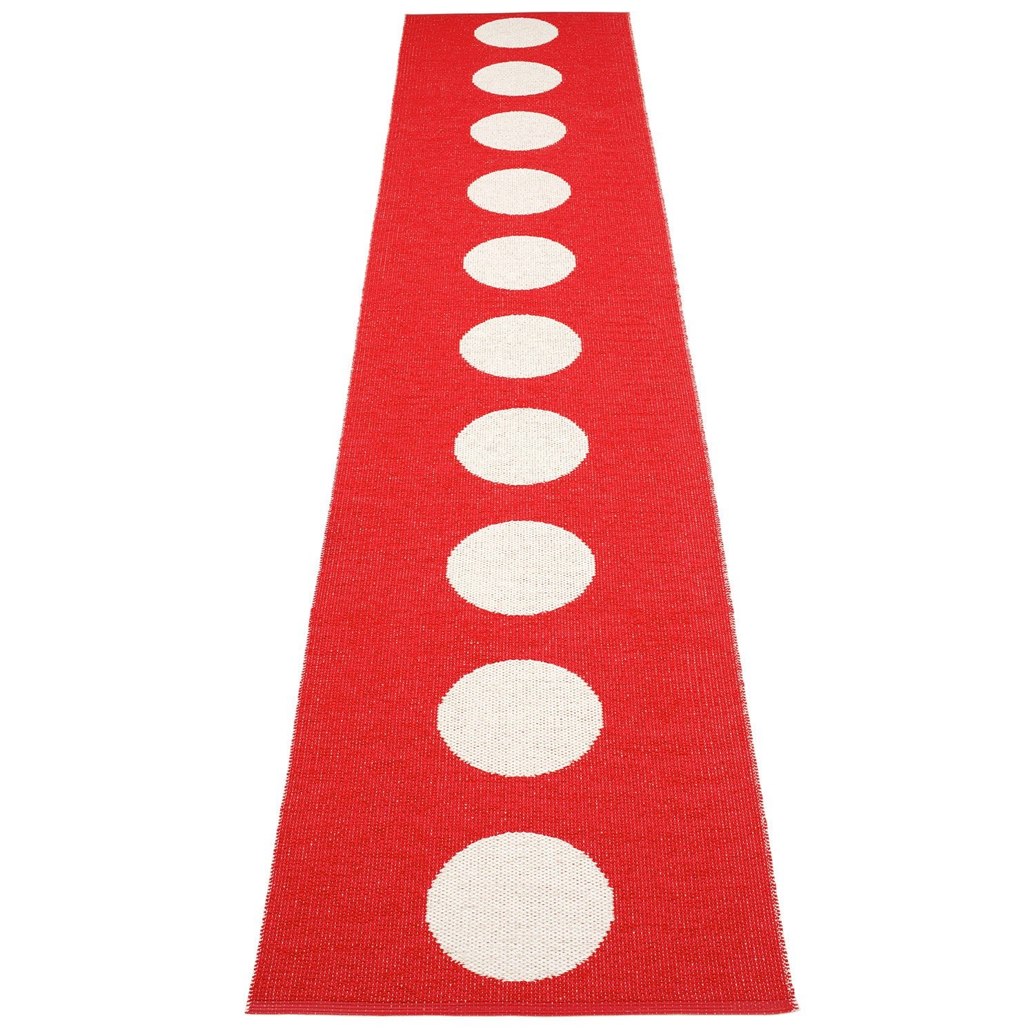 Pappelina, Vera matto 70x375 cm red / vanilla