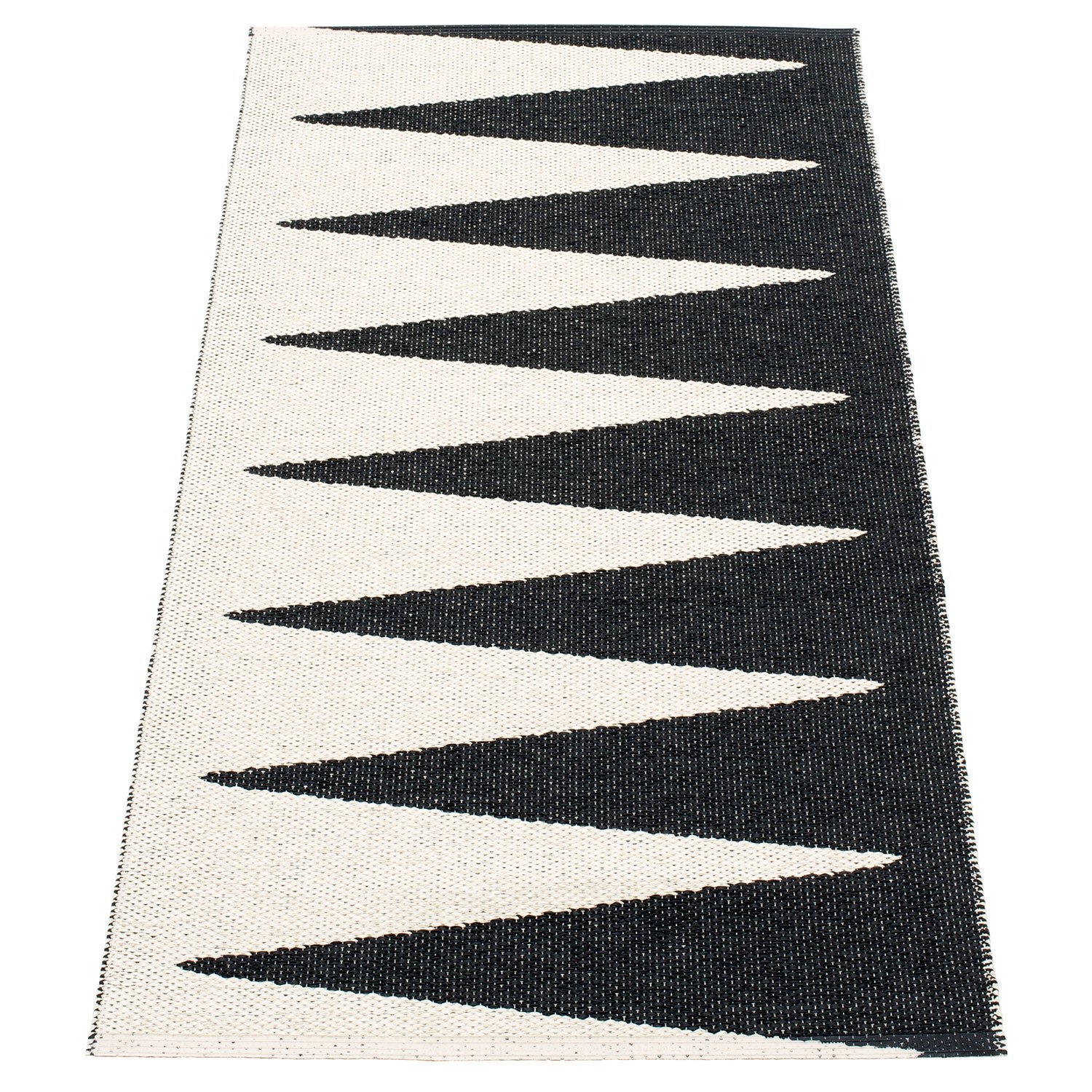 Pappelina, Vivi matto 70x150 cm black / vanilla