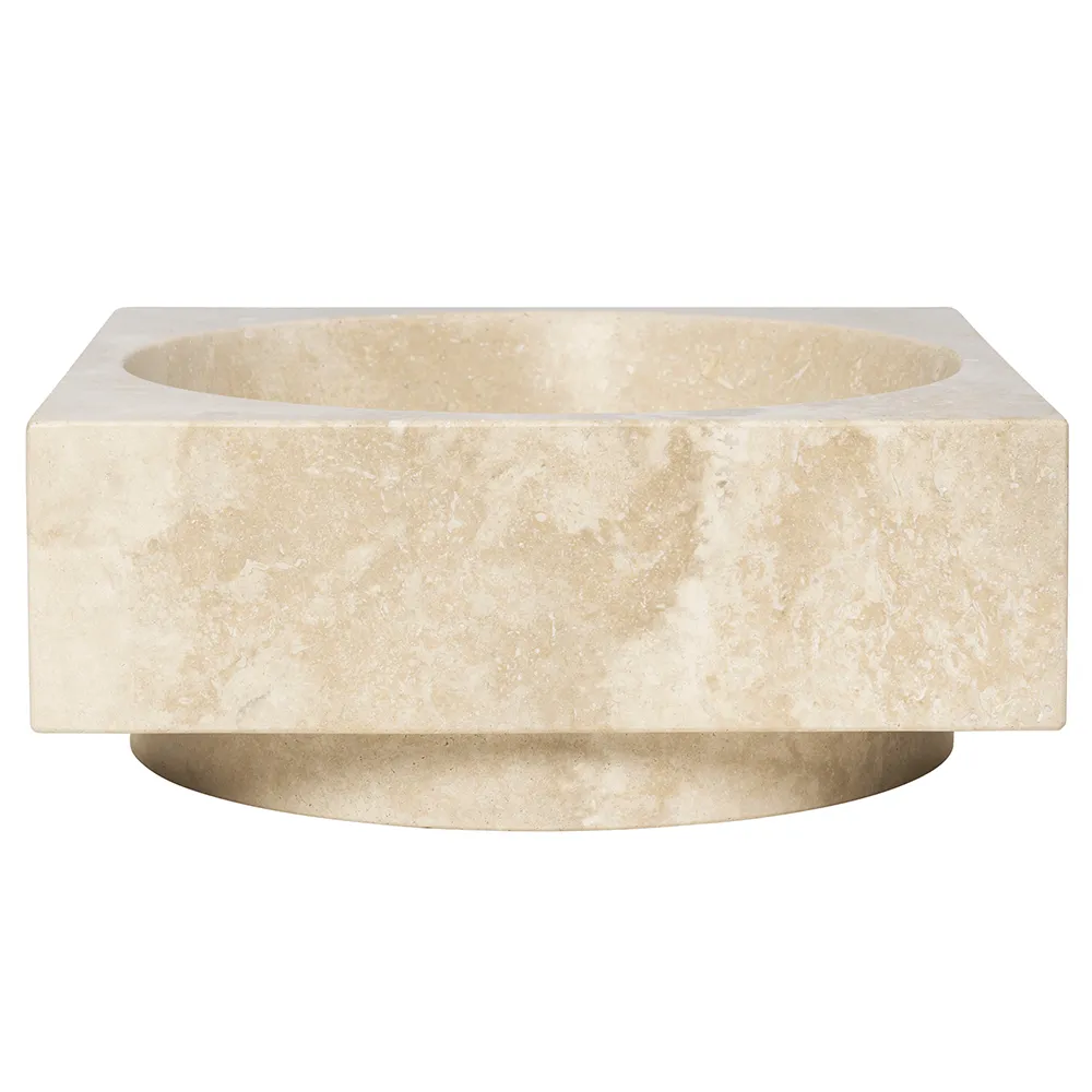 Ferm Living, Hew High Centrepiece - Travertine