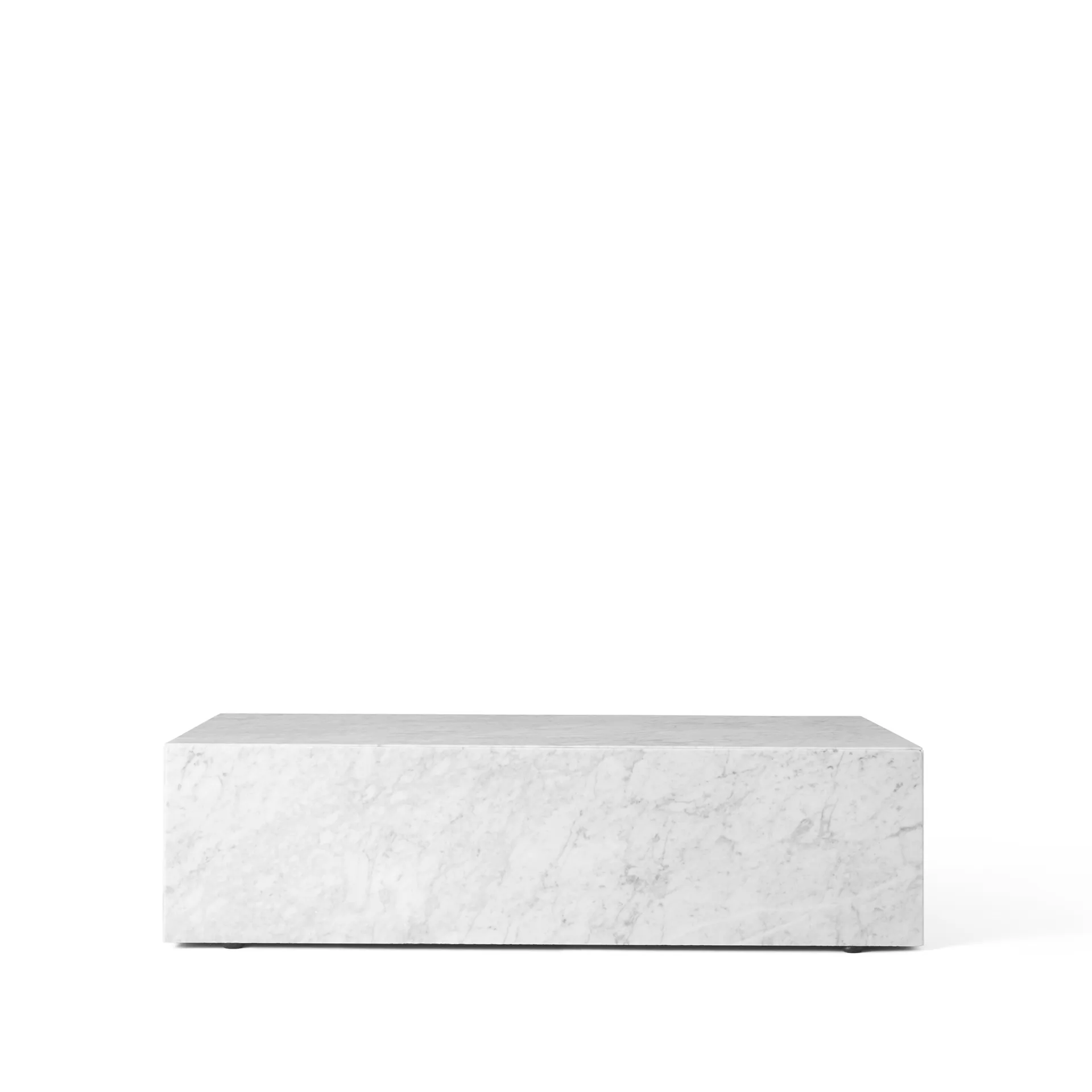 Audo Copenhagen Plinth sohvapöytä White, low