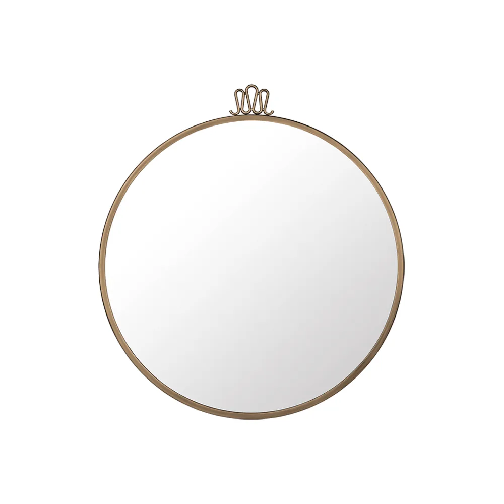 GUBI Randaccio peili Antique brass, keskikokoinen