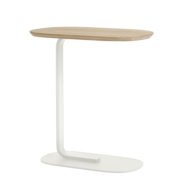 Muuto, Relate sivupöytä 60,5cm - Solid Oak/Off-White