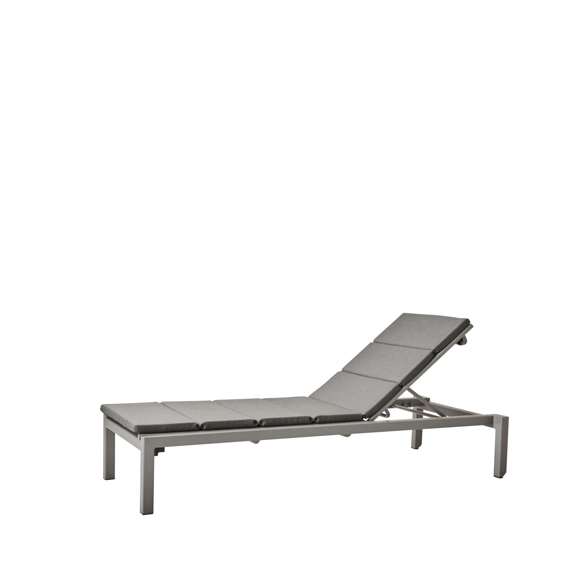 Cane-line Relax aurinkotuoli Sunbrella Natté light grey, sis. harmaa tyyny