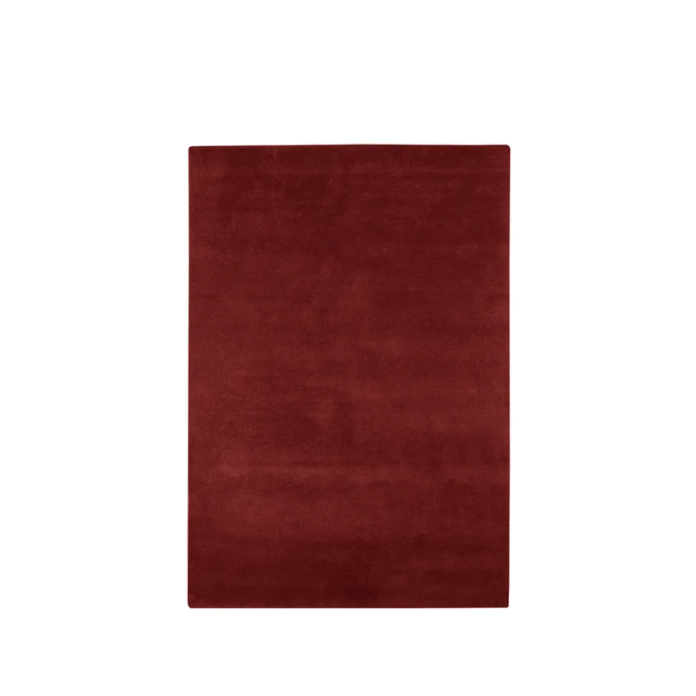 Kateha Sencillo matto Dark red, 170 x 240 cm