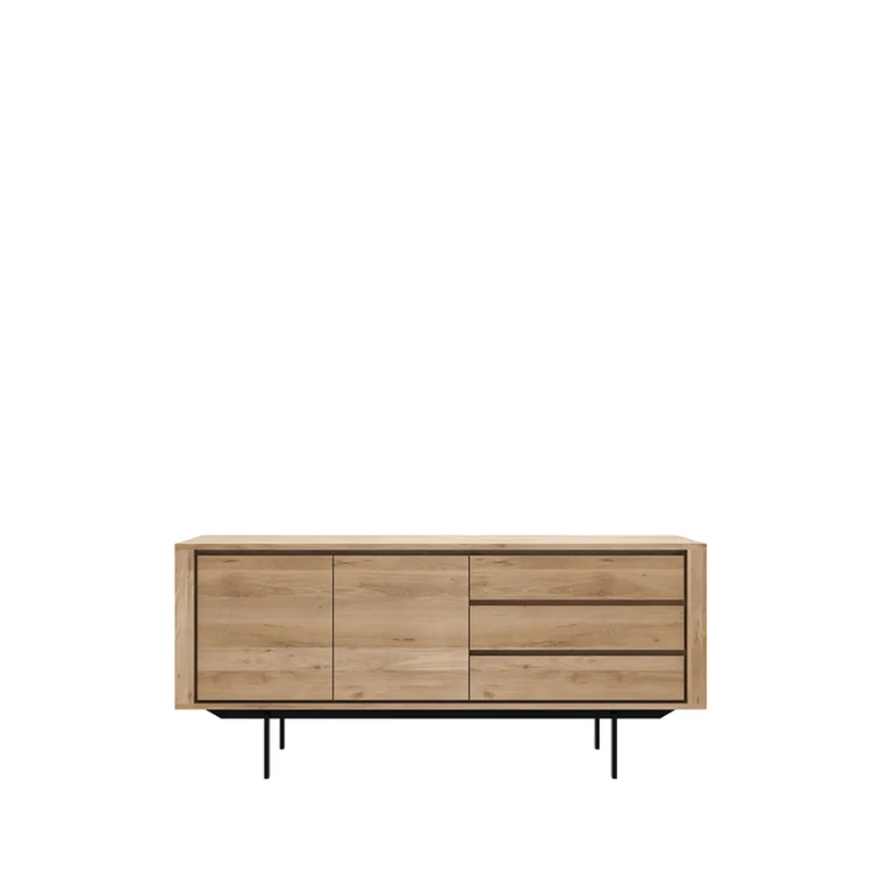 Ethnicraft Shadow sideboard Tammi-Wax oil 2 ovea 3 laatikkoa