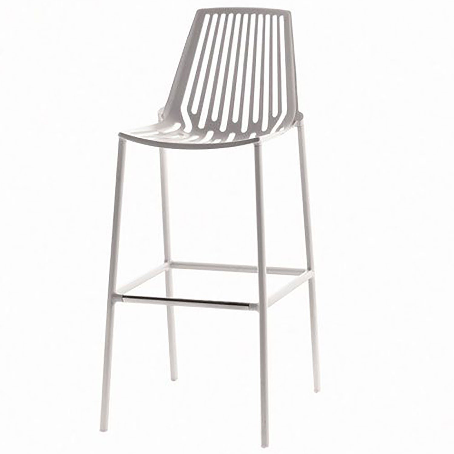 Fast, Rion baarituoli 65 cm kanssa korkea rygg White