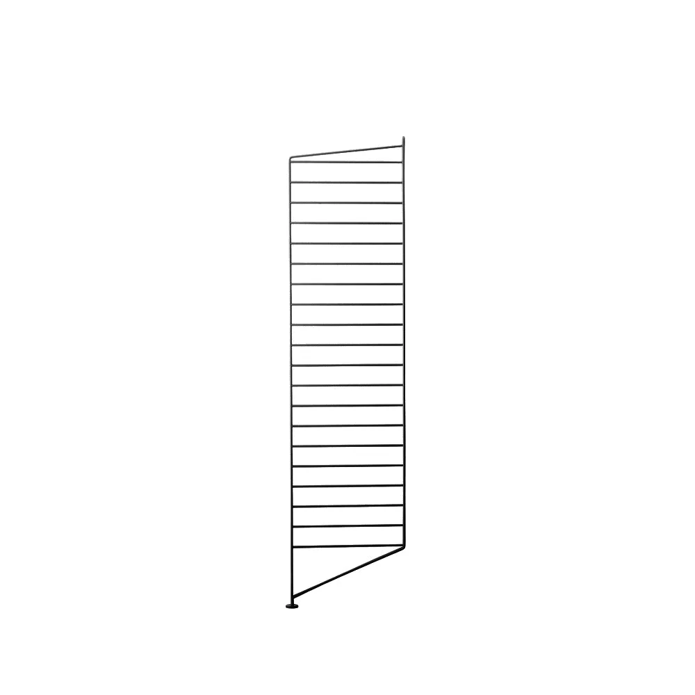 String String lattiakaide musta, 115x30 cm, 1 kpl