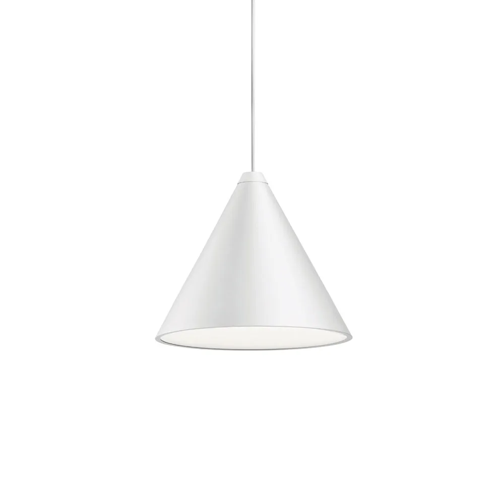 Flos String Light Cone kattovalaisin Valkoinen, 12 m johto