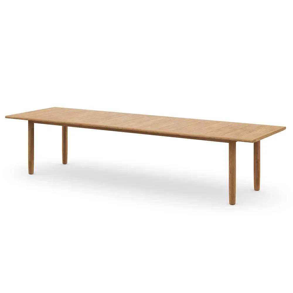 Dedon, TIBBO ruokapöytä 103 x 338 cm BQR teak 0205