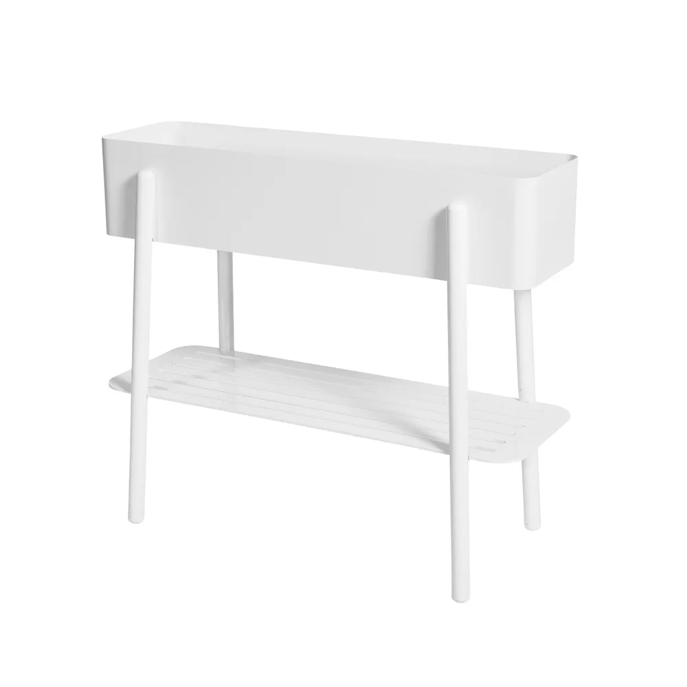 SMD Design Prunella kukkapöytä Valkoinen/alumiini